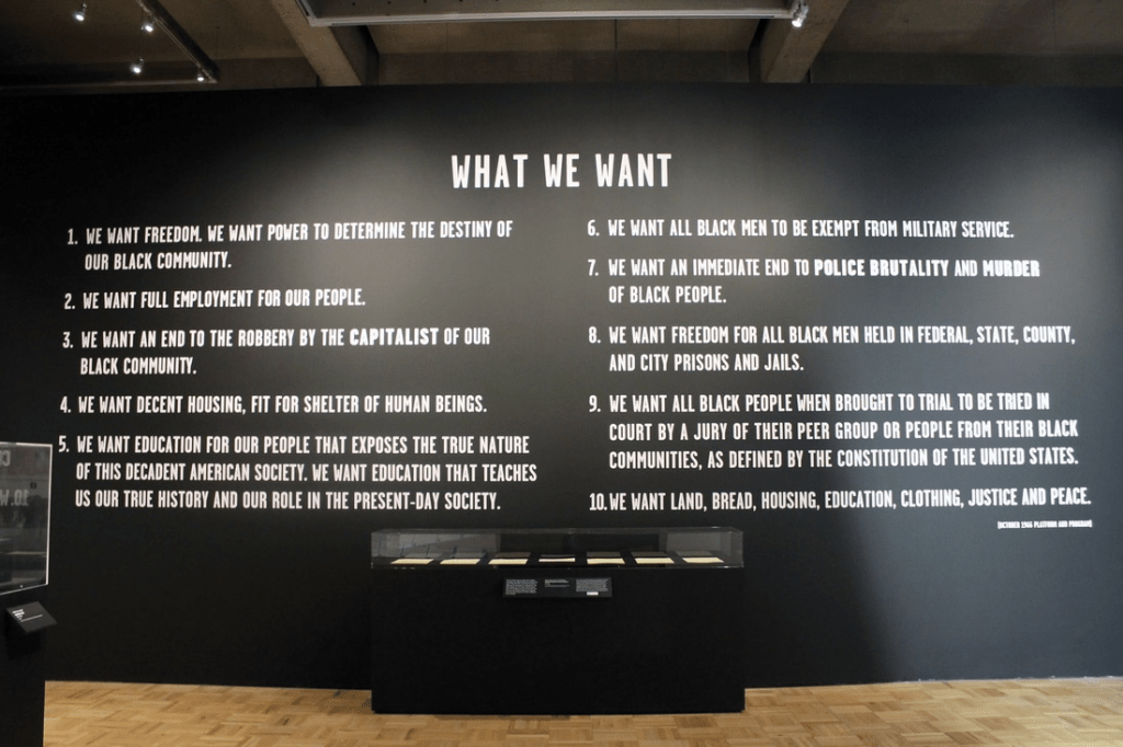 "All Power to the People: Black Panthers at 50" Exhibition at OMCA.