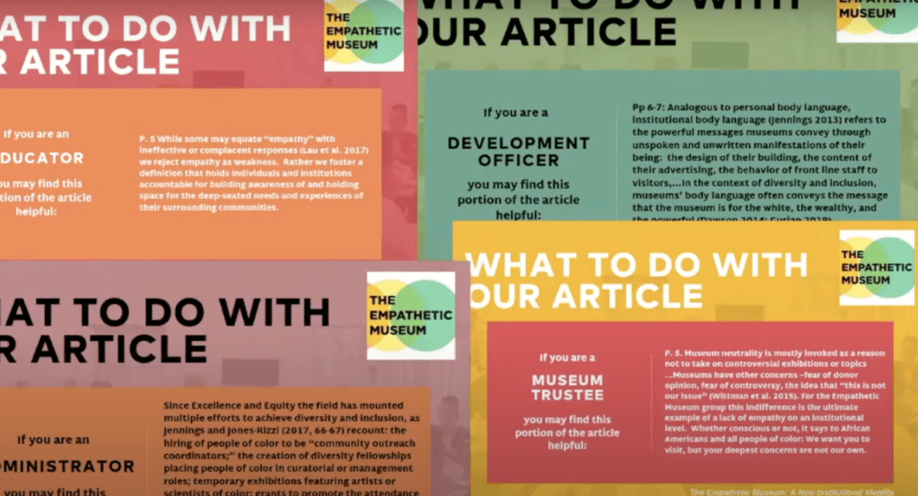 Conversation on “The Empathetic Museum: A New Institutional&nbsp;Identity”